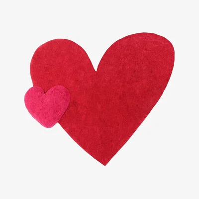 Amara Lorena Canals - Agatha Puffy Washable Heart Shaped Rug