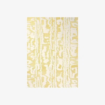 Amara Waterwave Stripe Rug - Citron