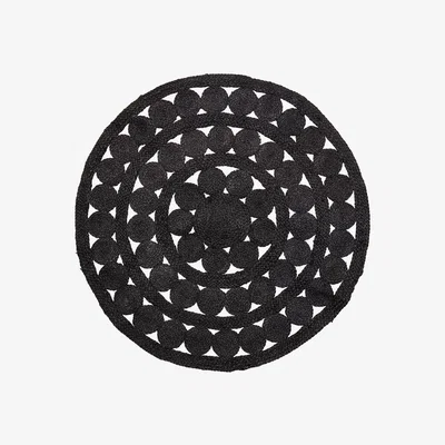 Amara Bloomingville - Neil Rug - Black - 120cm