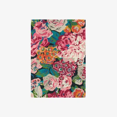 Amara Sanderson - Rose & Peony Rug - Cerise - 140x200cm