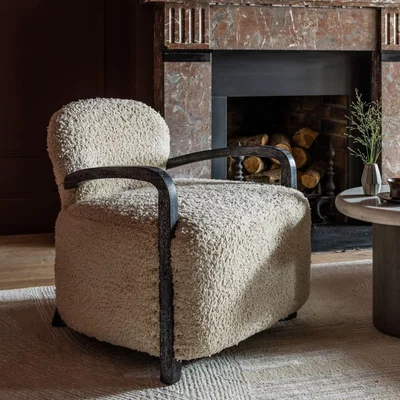 Atkin & Thyme Aviator Armchair in Cotton Rug