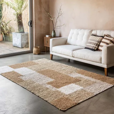 Atkin & Thyme June Jute Hand Knotted Rug 170 X 240cm