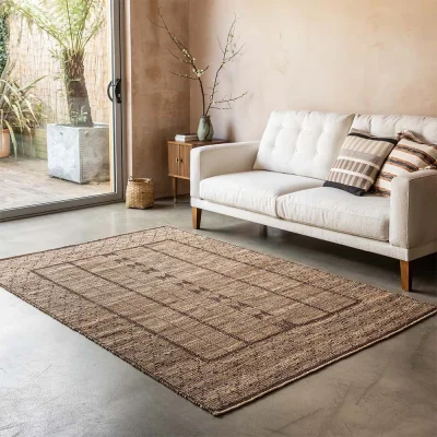 Atkin & Thyme Kaya Jute Flatweave Rug 170 X 240cm