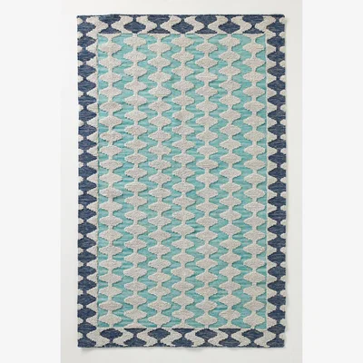 Anthropologie Handwoven Akna Indoor/Outdoor Rug