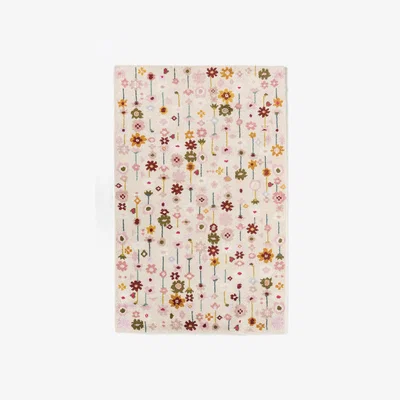 Anthropologie Kalina Hand-Knotted Wool Abstract Floral Rug