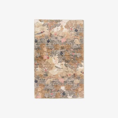 Anthropologie Francois Printed Easy-Care Rug