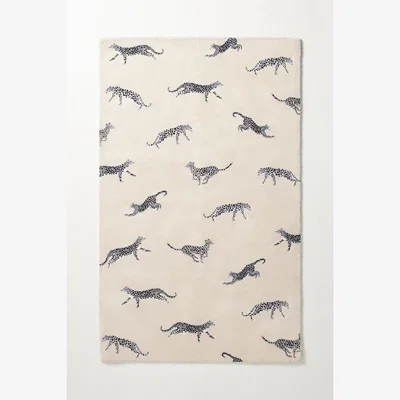 Anthropologie Cheetah Rug