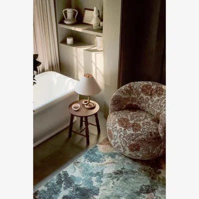 Anthropologie Judarn Printed Tufted Rug