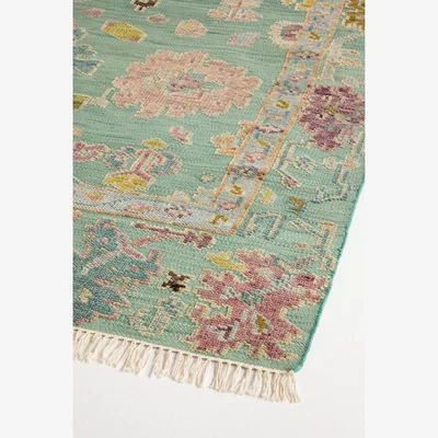 Anthropologie Perry Wool Hand-Knotted Persian-Inspired Rug