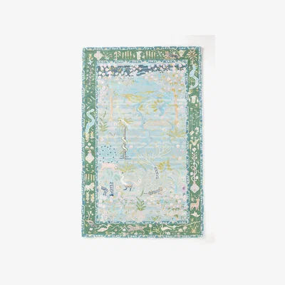Anthropologie Tales Menagerie Tufted Wool-Viscose Blend Rug