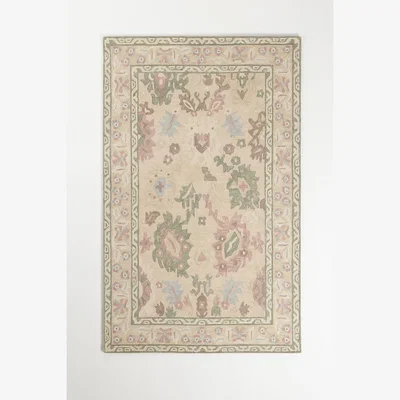 Anthropologie Akshara Hand-Tufted Wool Rug