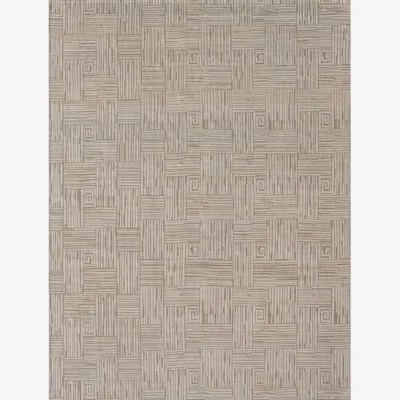 Andrew Martin Ridge Natural Large, Rug, 9' x 12' - Andrew Martin