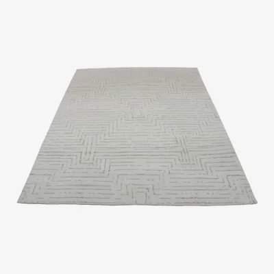 Andrew Martin Traverse Ivory, Rug, 8' x 10' - Andrew Martin