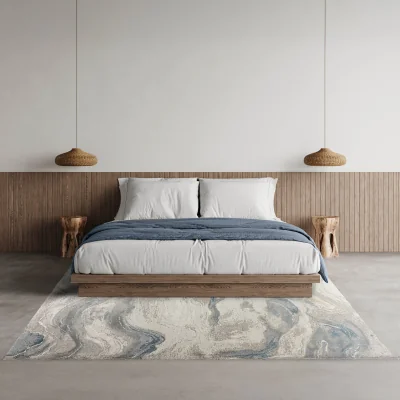 Arighi Bianchi Canyon Rug, 2.4m x 3.3m / White