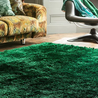 Arighi Bianchi Plush Rug Dark, 200cm x 300cm / Plush Dark Chocolate