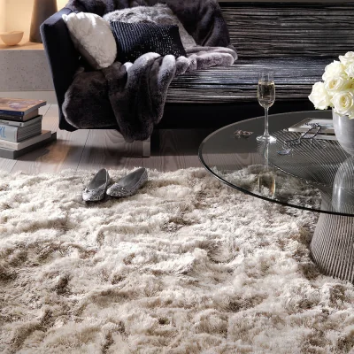 Arighi Bianchi Plush Rug Light, 160cm x 230cm / Plush Sand