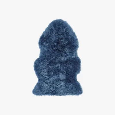 Arighi Bianchi Australian Genuine Sheepskin Rug, Single / Blue