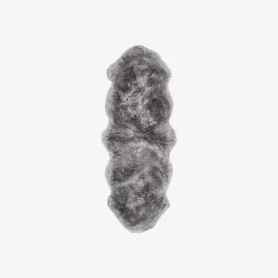 Arighi Bianchi Australian Genuine Sheepskin Rug, Double / Grey