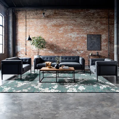 Arighi Bianchi Sakura Rug, 240 x 340cm / Lake Blue