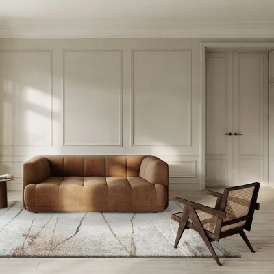 Arighi Bianchi Mehari Rug, 0.8m x 1.5m / Natural
