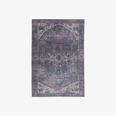 Barker and Stonehouse Myla Noor 120x170cm Rug, Square, Blue | W120cm | Barker & Stonehouse
