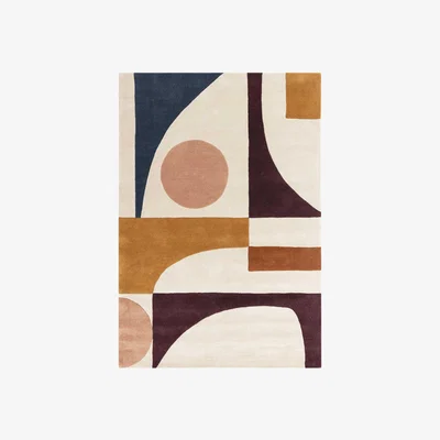 Barker and Stonehouse Formation 160X230cm Rug Amber, Square | Barker & Stonehouse