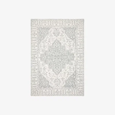 Barker and Stonehouse Windsor Silver 200x290Cm Rug, Square | W200cm | Barker & Stonehouse