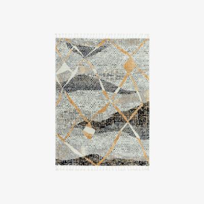 Barker and Stonehouse Aria Abstract Rug, Monochrome and Orange