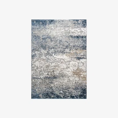 Barker and Stonehouse Ochre & Navy Arroyo Rug | W160cm | Barker & Stonehouse