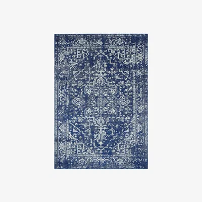 Barker and Stonehouse Antique Medallion Rug, Navy