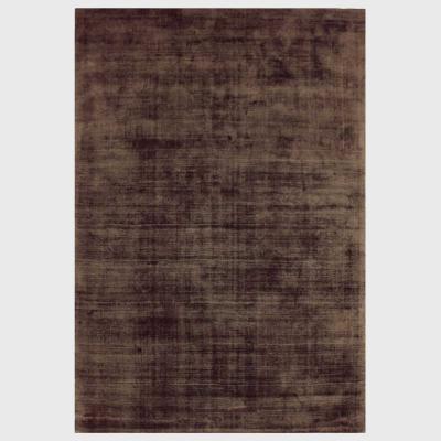 Barker and Stonehouse TYDE 200X290CM RUG CHOCOLATE, Square, Brown Viscose | Barker & Stonehouse