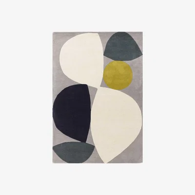 Barker and Stonehouse Formation 120X170cm Rug Teal, Square | Barker & Stonehouse