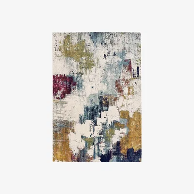 Barker and Stonehouse Ceres 160x230cm Rug, Square, Yellow | W160cm | Barker & Stonehouse