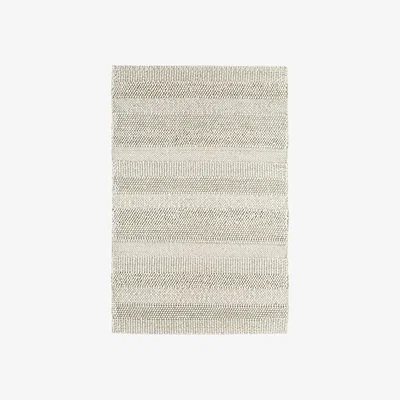 Barker and Stonehouse Flori Cream Stripe 160x230cm Rug, Square | W160cm | Barker & Stonehouse