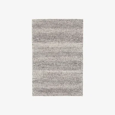 Barker and Stonehouse Flori Grey Marl Stripe 120x170cm Rug, Square | W120cm | Barker & Stonehouse