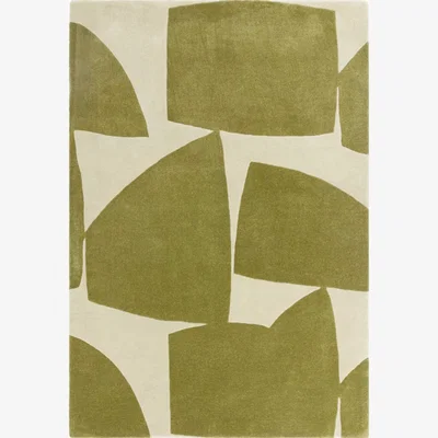 Barker and Stonehouse Trallo Sage 120x170cm Rug, Square, Green | Barker & Stonehouse