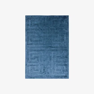 Barker and Stonehouse Kingsley Rug, Blue | W120cm | Barker & Stonehouse