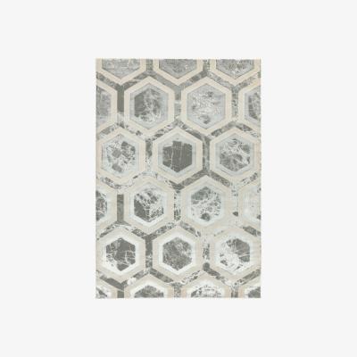 Barker and Stonehouse Luna Cyrstal 160x230cm Rug, Square, Grey | W160cm | Barker & Stonehouse