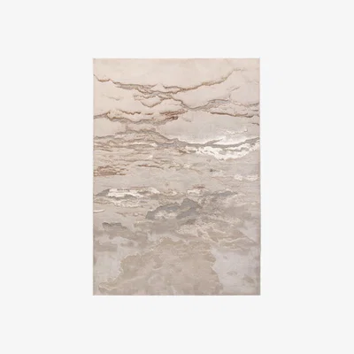 Barker and Stonehouse Luna Linear 120x170cm Rug, Square, Neutral | W120cm | Barker & Stonehouse