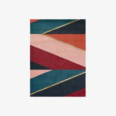 Barker and Stonehouse Sahara Rug, Burgundy Wool | W140cm | Barker & Stonehouse