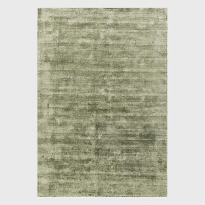 Barker and Stonehouse Tyde Sage 160 x 230cm Rug, Square, Green Viscose | Barker & Stonehouse