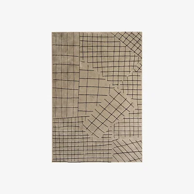 Barker and Stonehouse Calligaris Collage Rug, Brown | Calligaris