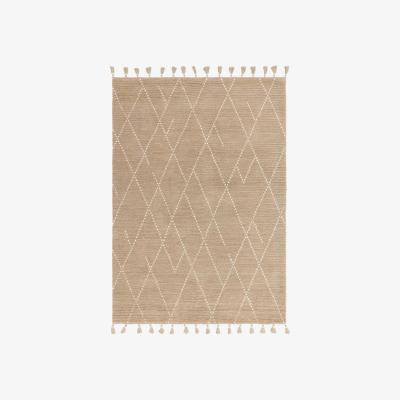 Barker and Stonehouse Ayra 120X170Cm Rug Sand/Cream, Square | W120cm | Barker & Stonehouse