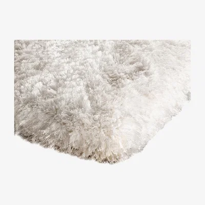 Barker and Stonehouse Plush Hand Woven Rug, White | 200cm | Barker & Stonehouse