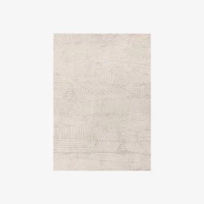 Barker and Stonehouse Malania 120X170Cm Rug, Square, Neutral | W120cm | Barker & Stonehouse