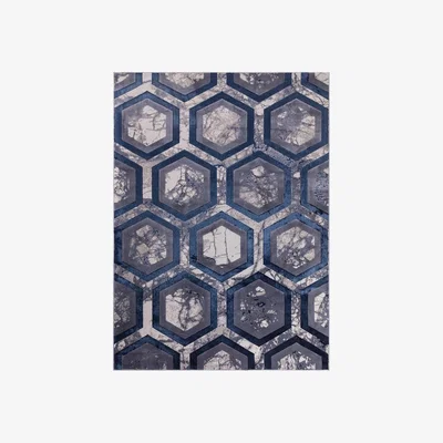 Barker and Stonehouse Luna Hexagon 160x230cm Rug, Square | W160cm | Barker & Stonehouse