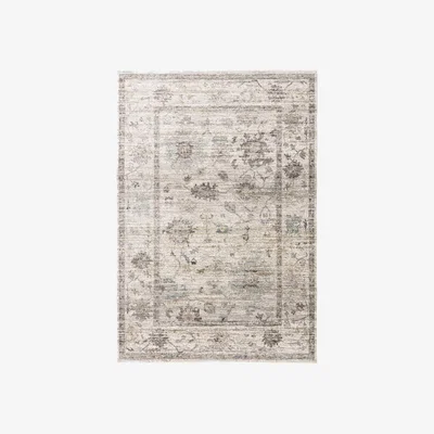 Barker and Stonehouse Antique Casper 120x160cm Rug, Square, Neutral Polyester | Barker & Stonehouse