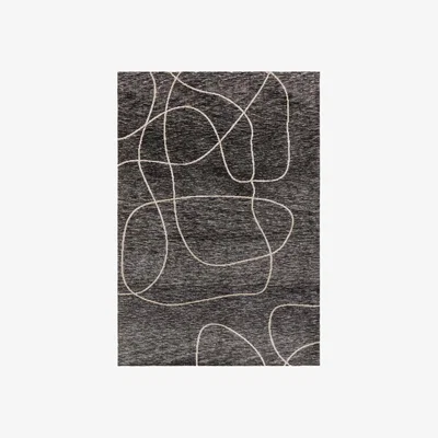 Barker and Stonehouse Monochrome Strand 120x170cm Rug, Square, Grey | W120cm | Barker & Stonehouse