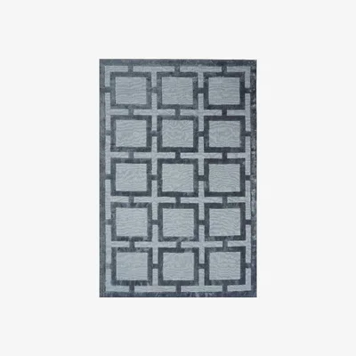Barker and Stonehouse Eaton Storm 120x180cm Rug, Square | Barker & Stonehouse