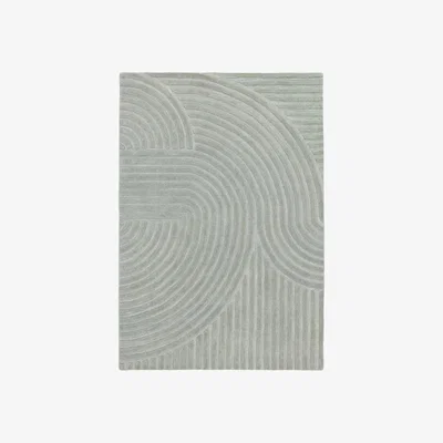 Barker and Stonehouse Curvone Grey 120x170cm Rug, Square | W120cm | Barker & Stonehouse